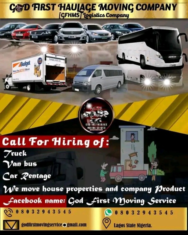 God First Logistics And Haulage Service/ Real Estate.